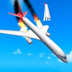 Взлом Plane Crash: Flight Simulator (Плейн Краш)  [МОД Unlocked] - стабильная версия apk на Андроид