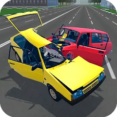 Скачать взлом Russian Car Crash Simulator (Рашн Кар Краш Симулятор)  [МОД Бесконечные деньги] - полная версия apk на Андроид