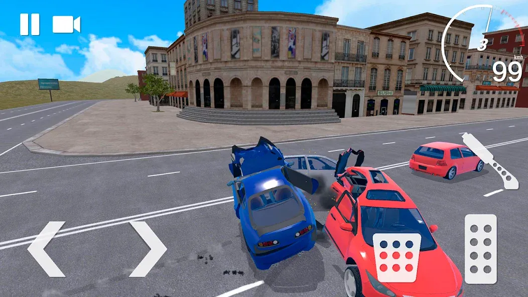 Traffic Crashes Car Crash (Трафик Краш Кар Краш)  [МОД Бесконечные монеты] Screenshot 4