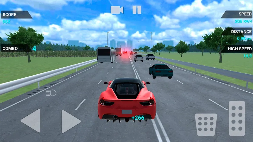 Traffic Racer Speeding Highway (Трафик Рейсер Скоростная Шоссе)  [МОД Много денег] Screenshot 2