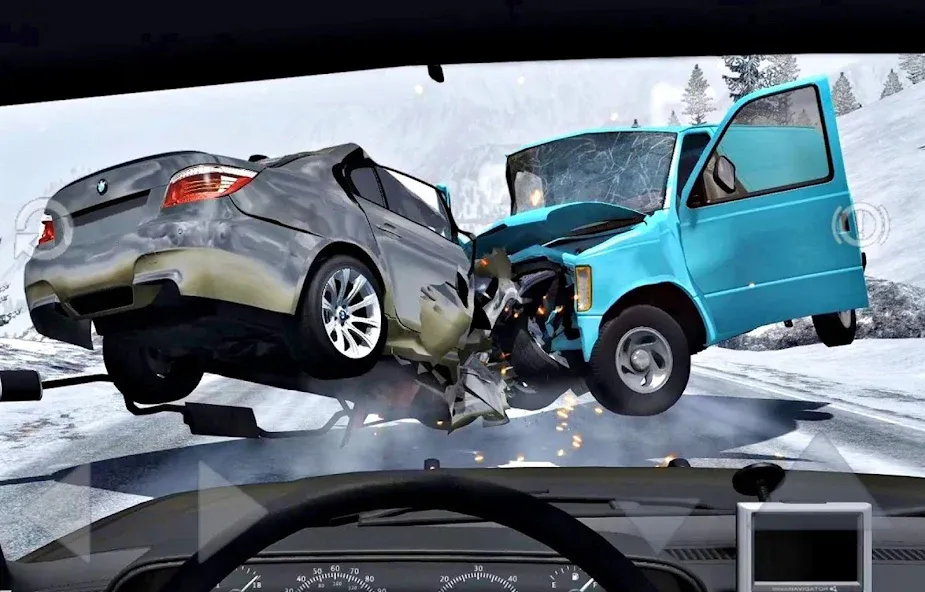 Car Crash Damage Engine Wreck (Кар Крэш Дамаг Энджин Врек)  [МОД Menu] Screenshot 4