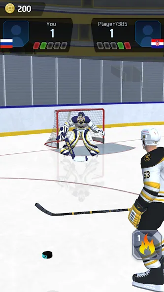 Hockey Game Stars 3D (Хоккей Гейм Старс 3D)  [МОД Все открыто] Screenshot 1