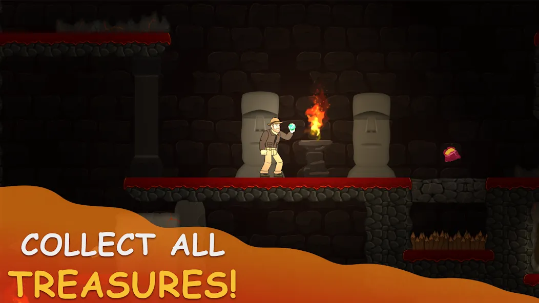 Volcano Escape (Вулканическое бегство)  [МОД Все открыто] Screenshot 1