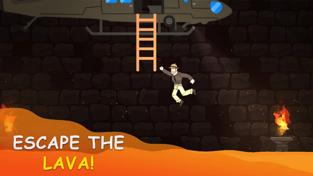 Volcano Escape (Вулканическое бегство)  [МОД Все открыто] Screenshot 2