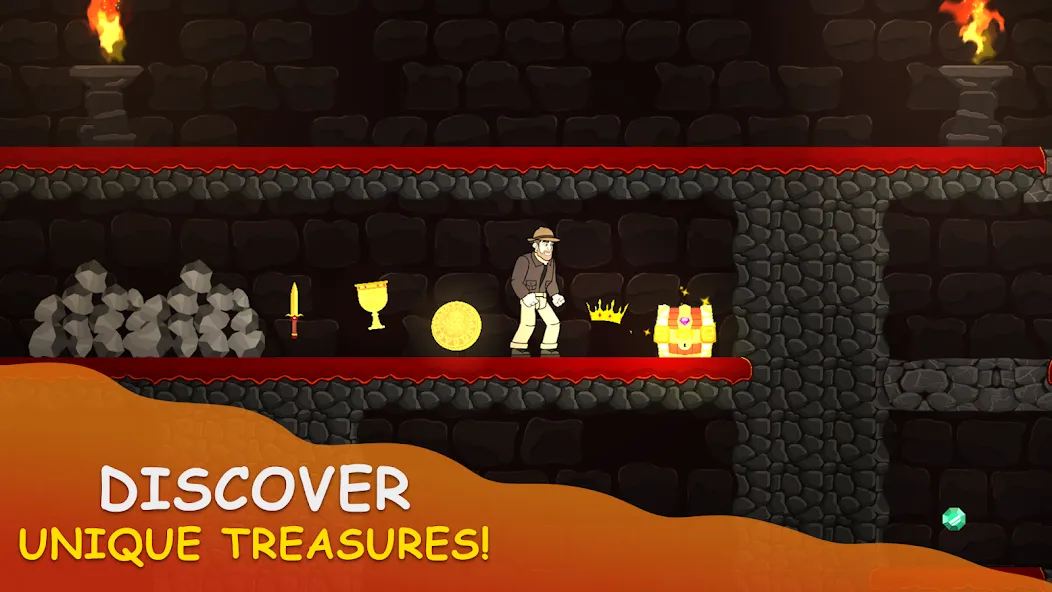 Volcano Escape (Вулканическое бегство)  [МОД Все открыто] Screenshot 3