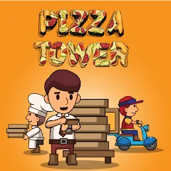 Скачать взлом Pizza Tower: Idle Tycoon (Пицца Тауэр)  [МОД Много денег] - последняя версия apk на Андроид