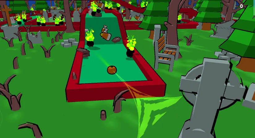 MiniGolf Madness: Halloween (МиниГольф безумие)  [МОД Unlocked] Screenshot 5