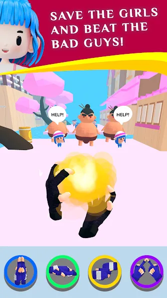 Ninja Hands (Ниндзя Хэндс)  [МОД Unlimited Money] Screenshot 3