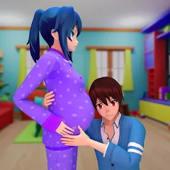 Скачать взлом Pregnant Mother Family Life  [МОД Mega Pack] - последняя версия apk на Андроид