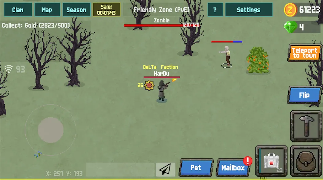 Zombix Online (Зомбикс Онлайн)  [МОД Бесконечные монеты] Screenshot 3