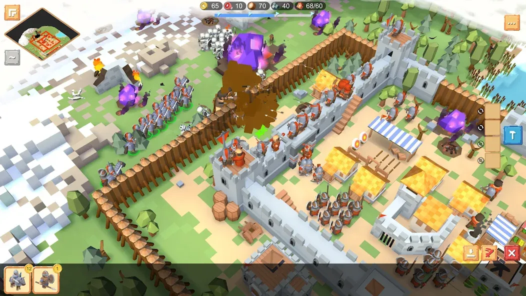 RTS Siege Up! - Medieval War  [МОД Меню] Screenshot 4