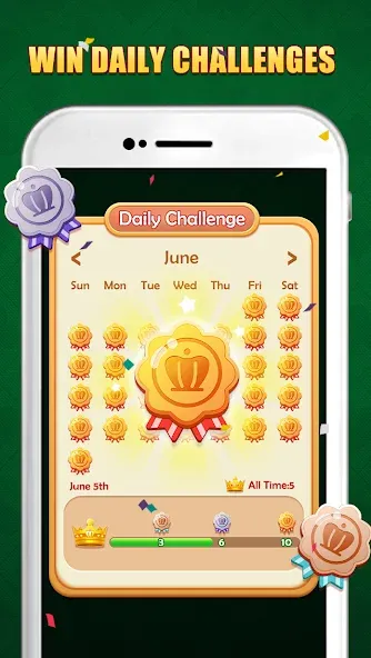 Solitaire Puzzle : Card Jigsaw (Солитер головоломка)  [МОД Unlimited Money] Screenshot 5