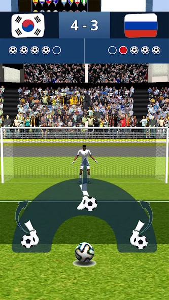 Final Shoot: Penalty-Shootout  [МОД Много денег] Screenshot 1