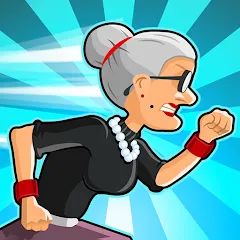 Скачать взлом Angry Gran Run - Running Game (Энгри Гран Ран)  [МОД Бесконечные монеты] - полная версия apk на Андроид