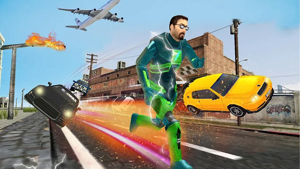 Light Superhero Speed Hero  [МОД Unlimited Money] Screenshot 2