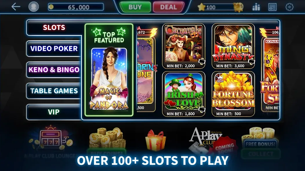 A-Play Online - Casino Games  [МОД Menu] Screenshot 2