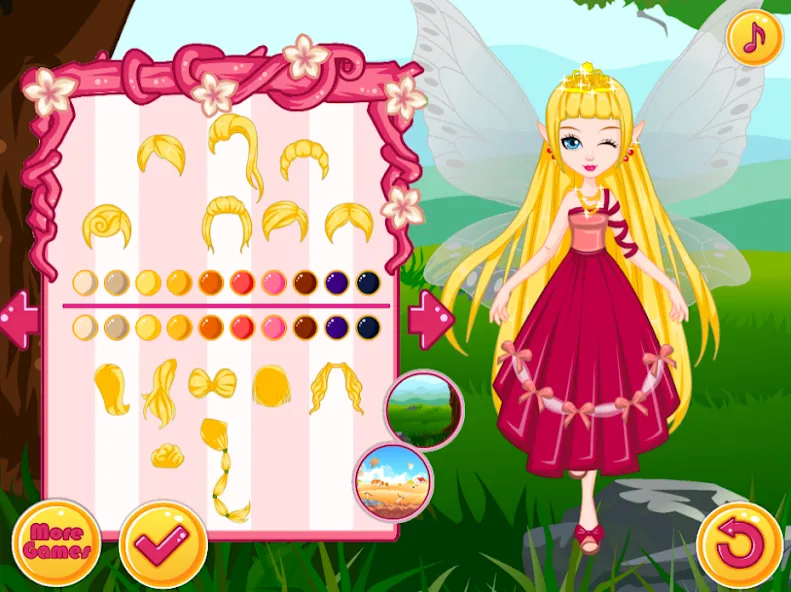 Fairy Dress Up - Girls Games  [МОД Menu] Screenshot 1