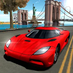 Взлом Car Driving Simulator: NY (Симулятор вождения автомобиля)  [МОД Бесконечные монеты] - стабильная версия apk на Андроид