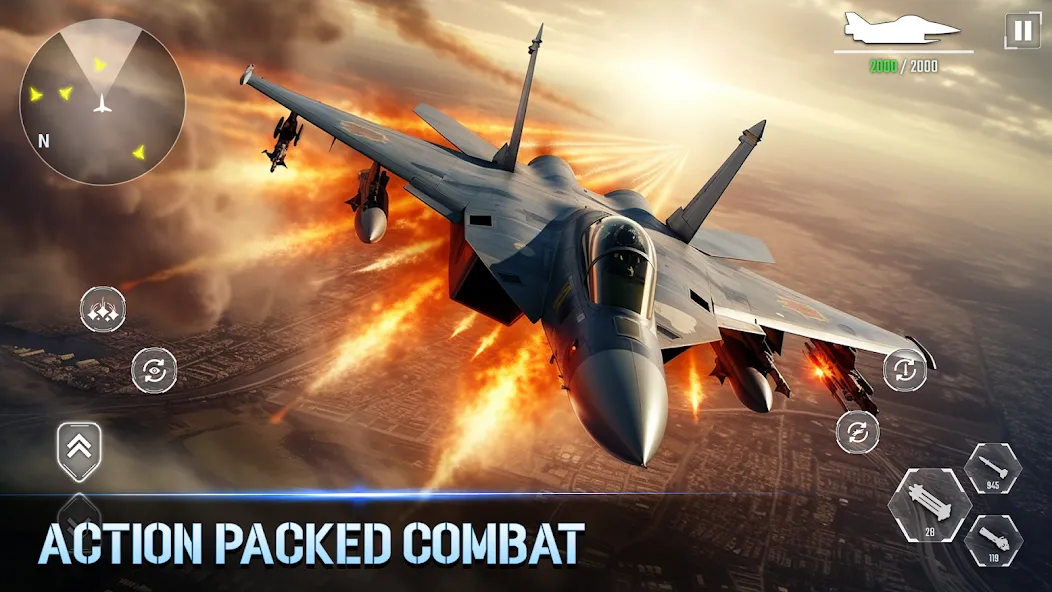 Aircraft Strike: Jet Fighter  [МОД Menu] Screenshot 1