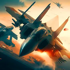 Скачать взлом Aircraft Strike: Jet Fighter  [МОД Menu] - последняя версия apk на Андроид