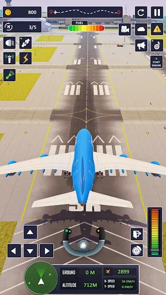 Airplane Game Flight Simulator  [МОД Много денег] Screenshot 2