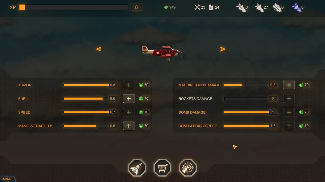 Aircraft Evolution (Эволюция воздушных судов)  [МОД Много монет] Screenshot 3