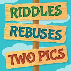 Скачать взломанную Riddles, Rebuses and Two Pics  [МОД Много денег] - стабильная версия apk на Андроид