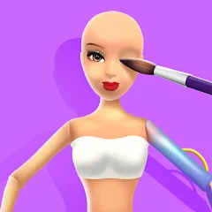 Взломанная Doll Makeover - DIY 3D Dolly  [МОД Menu] - последняя версия apk на Андроид