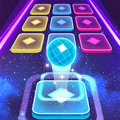 Скачать взломанную Color Hop 3D - Music Game (Цветной Хоп 3D)  [МОД Unlimited Money] - стабильная версия apk на Андроид