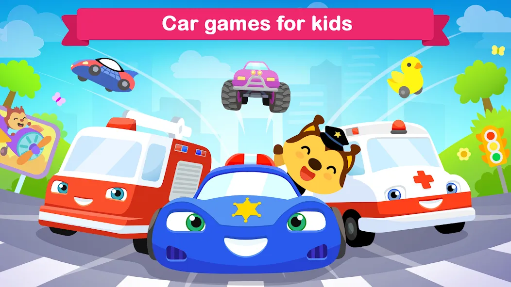 Car games for kids & toddler  [МОД Все открыто] Screenshot 1