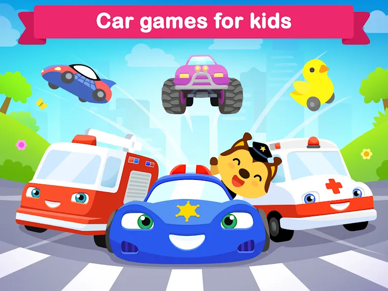 Car games for kids & toddler  [МОД Все открыто] Screenshot 5