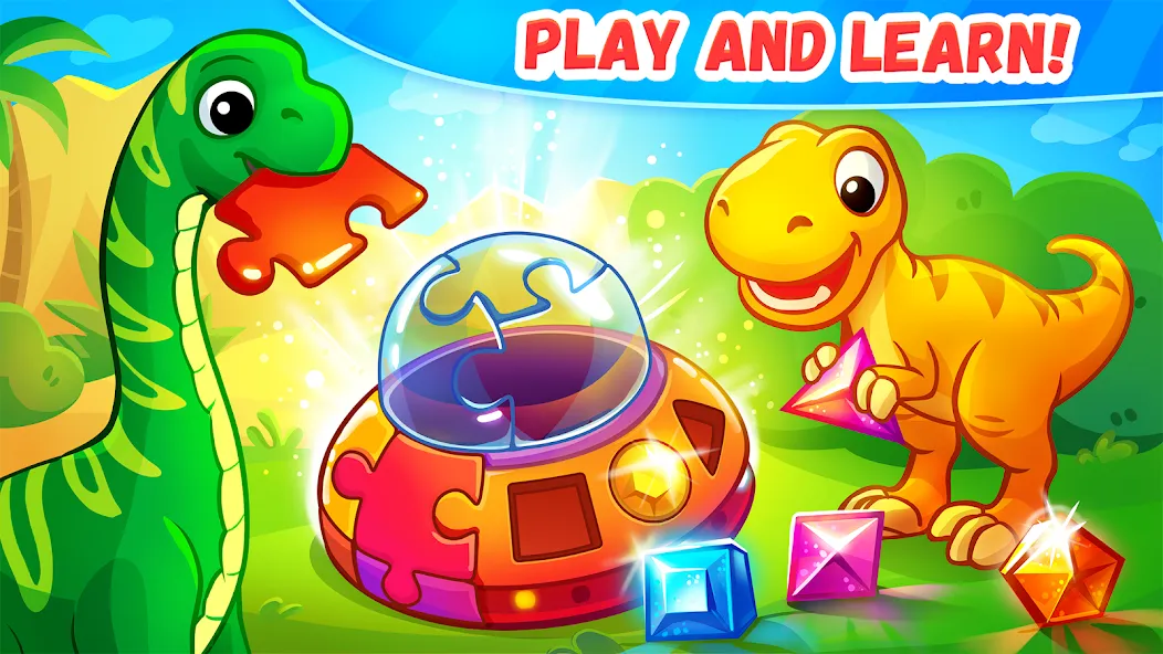 Dinosaur games for kids age 2  [МОД Бесконечные деньги] Screenshot 2