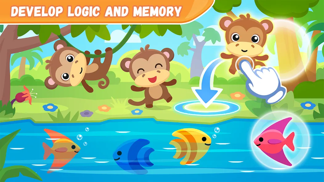 Educational games for kids 2-4  [МОД Много монет] Screenshot 4