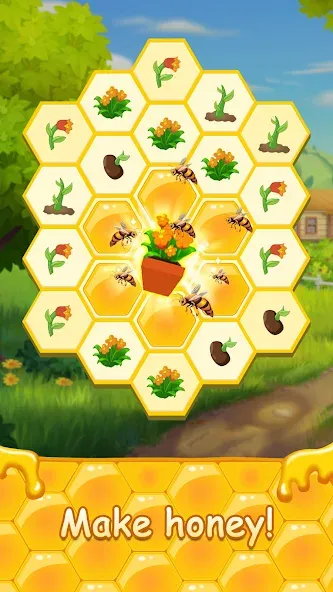 Honey Bottles - merge puzzle (Хани Ботлс)  [МОД Бесконечные деньги] Screenshot 3