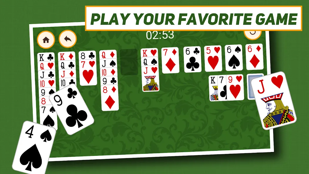 Klondike Solitaire: Classic  [МОД Unlocked] Screenshot 5