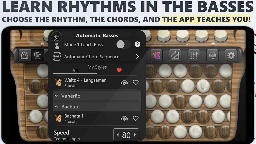 Accordion Chromatic Button (Аккордеон с хроматическими кнопками)  [МОД Бесконечные монеты] Screenshot 4
