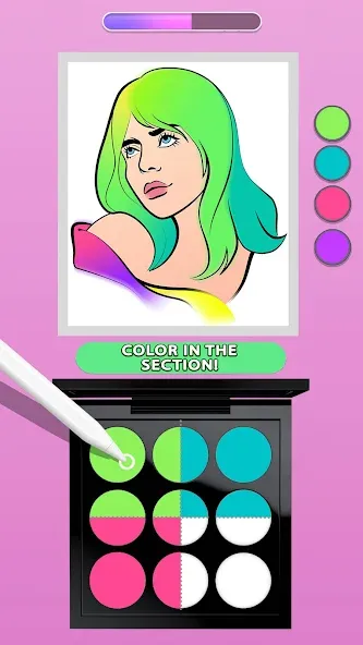 Makeup Kit - Color Mixing  [МОД Бесконечные монеты] Screenshot 4