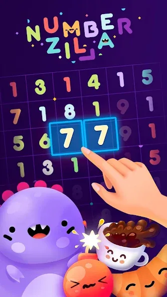 Numberzilla: Number Match Game (Намберзилла)  [МОД Unlimited Money] Screenshot 1