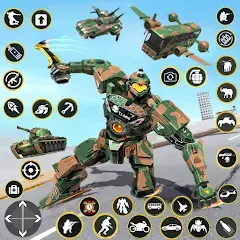 Скачать взлом Army Bus Robot Car Game 3d  [МОД Много монет] - последняя версия apk на Андроид