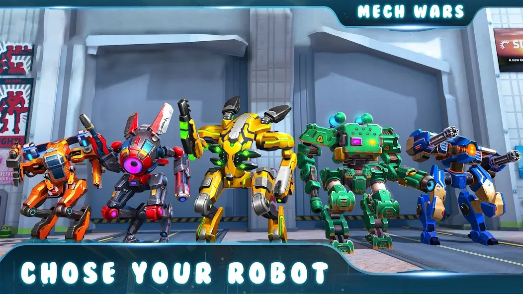 Spider Mech Wars - Robot Game  [МОД Много денег] Screenshot 3