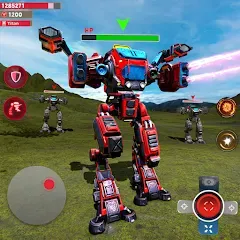 Скачать взлом Mech Robot Wars - Multi Robot  [МОД Бесконечные монеты] - стабильная версия apk на Андроид