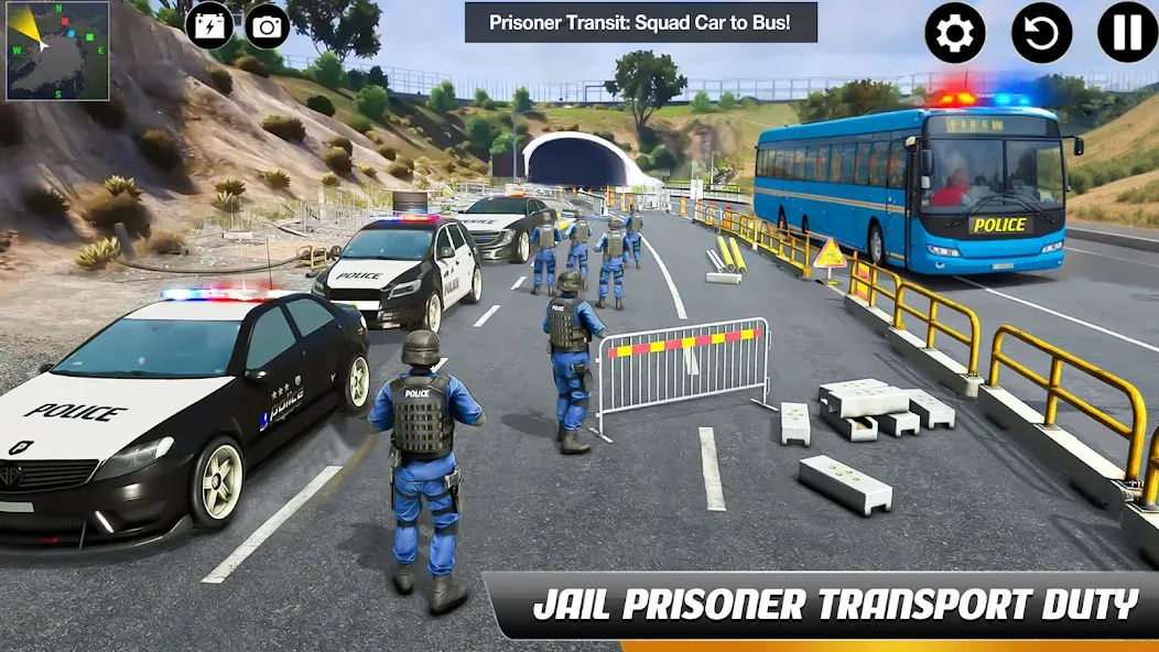 Police Bus Simulator Bus Games  [МОД Меню] Screenshot 2