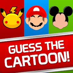 Скачать взломанную Guess the Cartoon Character (Догадайтесь кто из мультяшного персонажа)  [МОД Меню] - полная версия apk на Андроид