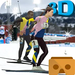 Взломанная Biathlon VR (Биатлон )  [МОД Меню] - стабильная версия apk на Андроид