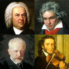 Скачать взломанную Famous Composers Portrait Quiz  [МОД Все открыто] - последняя версия apk на Андроид