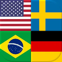 Взлом Flags of All World Countries  [МОД Много денег] - последняя версия apk на Андроид