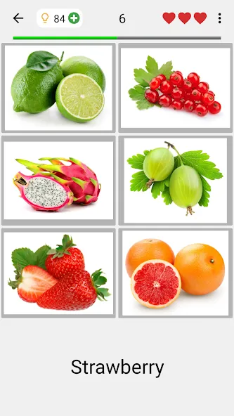 Fruit and Vegetables - Quiz  [МОД Бесконечные монеты] Screenshot 2