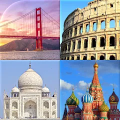 Скачать взломанную Cities of the World Photo-Quiz  [МОД Mega Pack] - последняя версия apk на Андроид