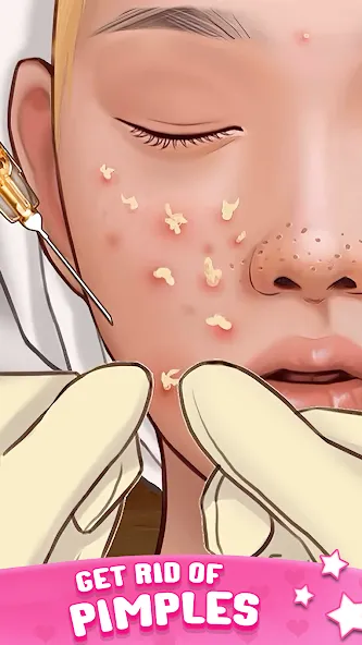 ASMR Doctor Game: Makeup Salon (АСМР автономная сенсорная меридиональная реакция)  [МОД Menu] Screenshot 3