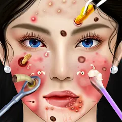 Скачать взломанную ASMR Doctor Game: Makeup Salon (АСМР автономная сенсорная меридиональная реакция)  [МОД Menu] - последняя версия apk на Андроид